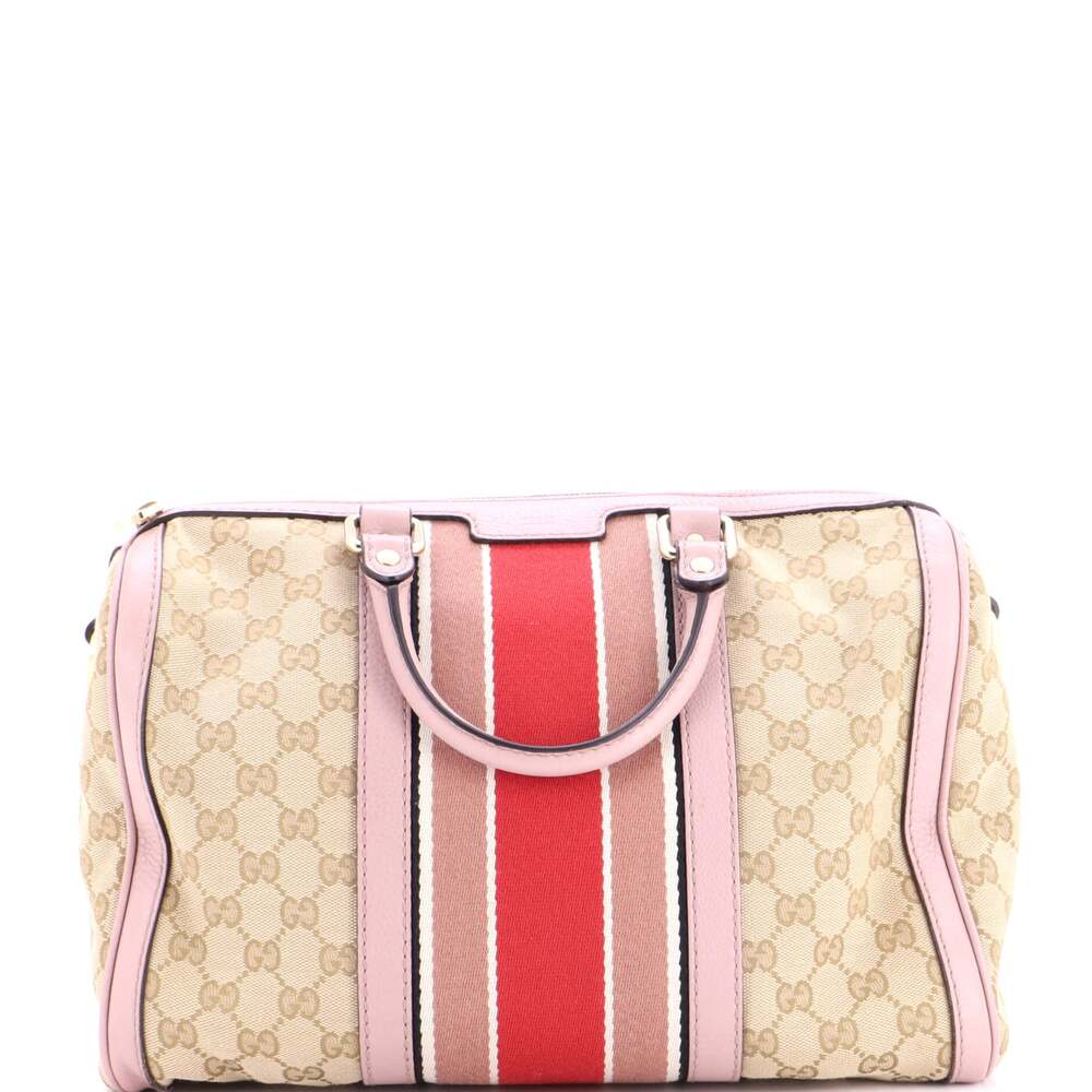Gucci Vintage Web Boston Bag Gg Canvas #301260G97B